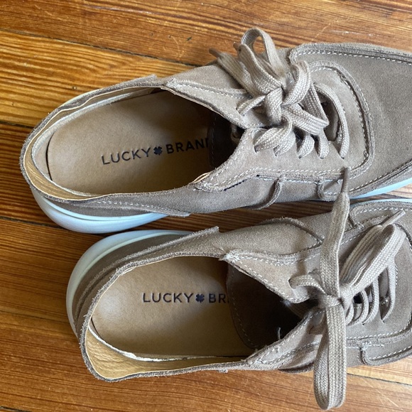 Suede Lucky Brand sneakers - Picture 4 of 5